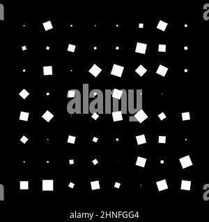 Grid, mesh of random squares. Angular, geometric pattern, background and texture - stock vector illustration, clip-art graphics Stock Vector