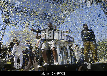 The iconic Hollywood sign was changed to read “RAMSHOUSE” to celebrate the  Los Angeles Rams football team winning the Super Bowl. 2/16/2022 Los  Angeles, CA.,USA (Photo by Ted Soqui/SIPA USA Stock Photo 