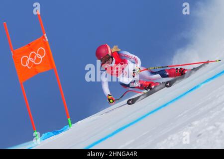 Yanqing, China. 17th Feb, 2022. Olympics, alpine skiing, combined ...