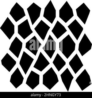 Random paving tiles pattern, texture, Revetment, stonework, stonewall cellular backdrop. Brickwork, wall grid, mesh - stock vector illustration, clip- Stock Vector