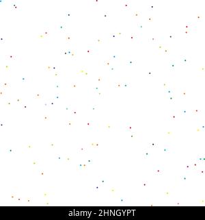 Colorful random, diffuse circles, dots pattern. Scattered speckles, polka dots - stock vector illustration, clip-art graphics Stock Vector