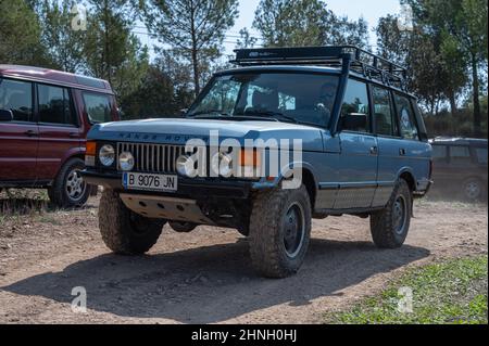 Range Rover Classic modified for the off-roader Stock Photo - Alamy