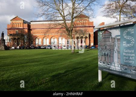 Salford museum and Art gallery. Salford UK Stock Photo