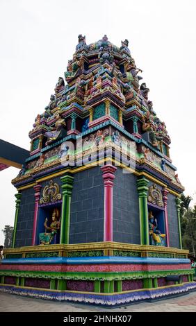 Kailashahar, India - January 23 2022: The new Tirupati Balaji Temple at North Tripura, India Stock Photo