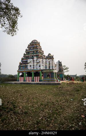 Kailashahar, India - January 23 2022: The new Tirupati Balaji Temple at North Tripura, India Stock Photo