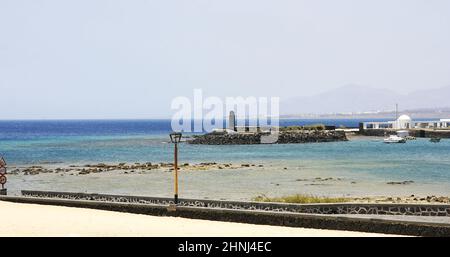 Castillo de San Gabriel, Arrecife, Lanzarote, Canary Islands, Spain, Europe Stock Photo