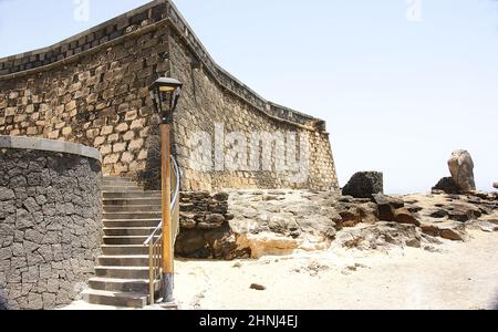 Castillo de San Gabriel, Arrecife, Lanzarote, Canary Islands, Spain, Europe Stock Photo