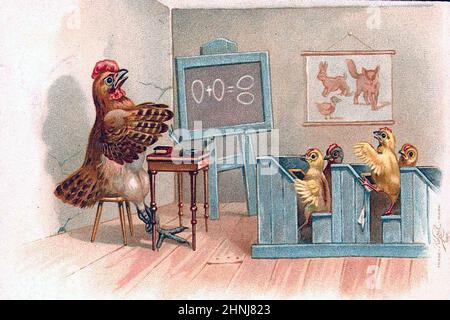 Vintage Victorian bird illustrations Stock Photo - Alamy