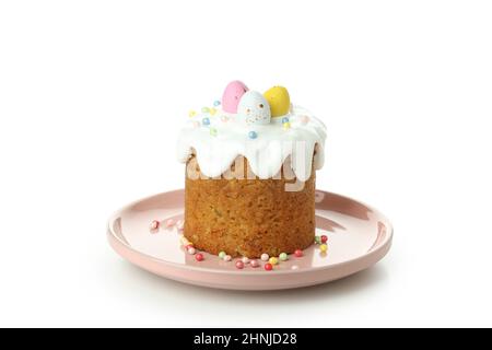 Food for Easter isolated on white background Stock Photo