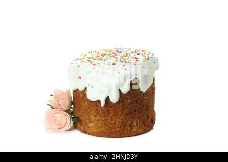 Food for Easter isolated on white background Stock Photo