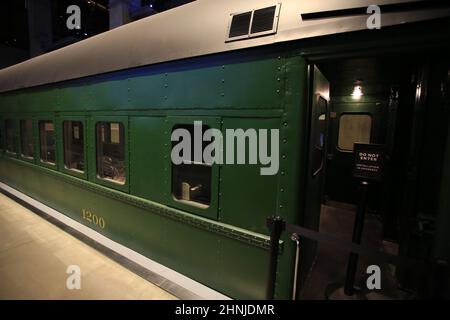 Washington, USA, October 15 2016: a segregated train car in the History ...