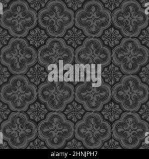 Reflection map patterned tiles, high quality, natural background Stock Photo