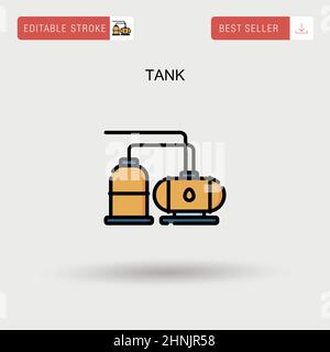 Gas Storage Tanks Icon, Simple Style Stock Vector Image & Art - Alamy