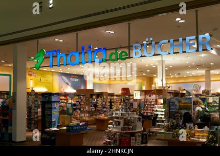 Branch of the bookstore Thalia Buecher GmbH in Berlin Stock Photo