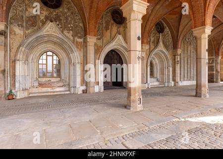 Kamieniec Zabkowicki Palace, 19th-century monumental palace, Kamieniec Zabkowicki, Poland Stock Photo