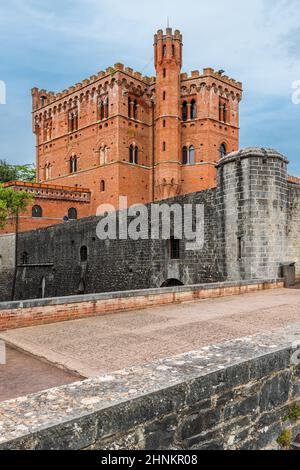 Brolio Castle in Chianti Stock Photo