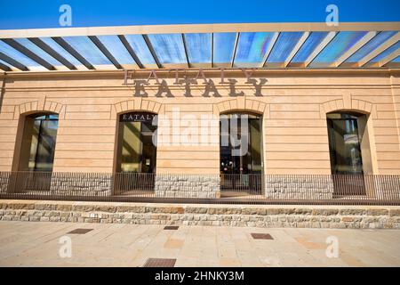 Eataly food store in Trieste facade and logo view. Stock Photo