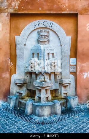 Fountain of the Artists, Via Margutta, Rome, Italy Stock Photo