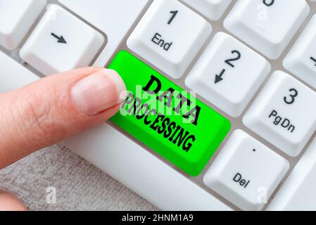 Conceptual display Data Processing. Internet Concept collection and ...