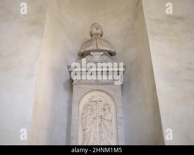 Statue of Vincenzo Gioberti at Turin University in Turin Stock Photo