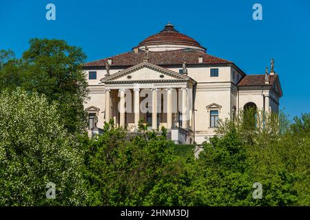 Neoclassical Villa Capra, called La Rotonda, designed by Andrea Palladio Stock Photo