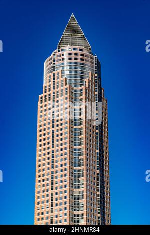 Trade Fair Tower Messeturm Stock Photo