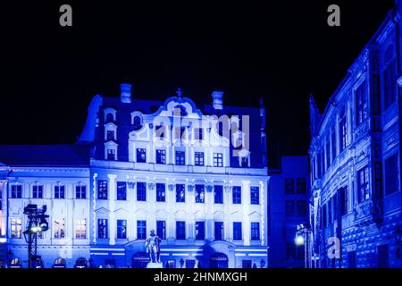 Festival of lights in Augsburg Stock Photo