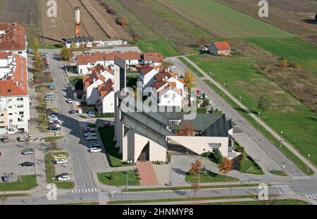 Parish Church of Blessed Aloysius Stepinac in Velika Gorica, Croatia Stock Photo