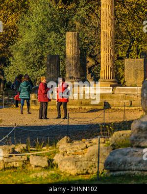 Olympia Ruins, Peloponesse, Greece Stock Photo