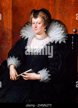 Marie de Médicis (1575-1642) by Frans Pourbus the Younger (1569-1622), oil on canvas, 1616 Stock Photo