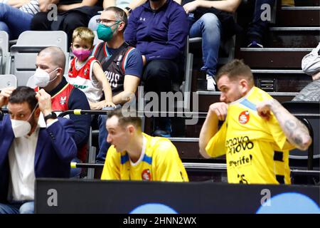 Granada, Spain. 17th Feb, 2022. 17th February 2022; Palace Municipal of Deportes; Granada; Andalucia; Spain; Liga Endesa ACB; Quarter Finals; Copa del Rey; Joventut vs Lenovo Tenerife; fan Granada 900/Cordon Press Credit: CORDON PRESS/Alamy Live News Stock Photo