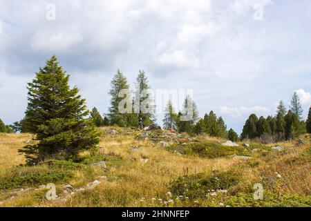 Landscape in Austian Alps, Steiermark, Austria Stock Photo