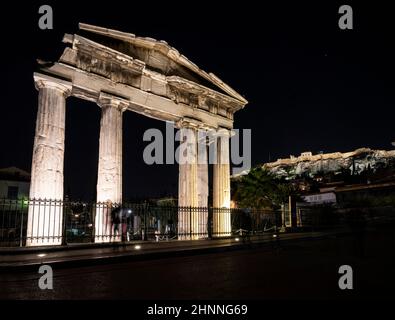 Roman Agorà archaeological site in Athens, Greece Stock Photo
