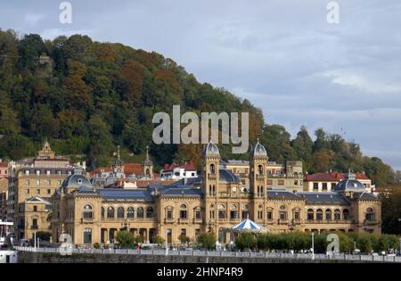 Town Hall of Donostia San Sebastian in Spain Stock Photo