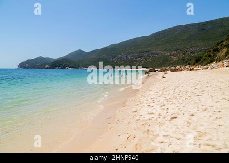 Beach in Arrabida Stock Photo