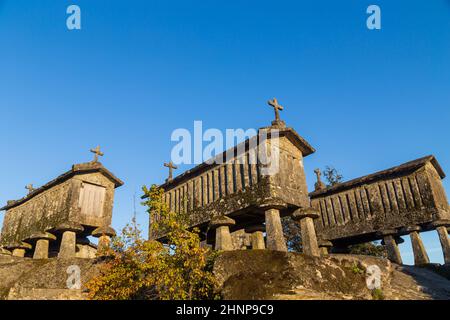 storehouse in Soajo Stock Photo