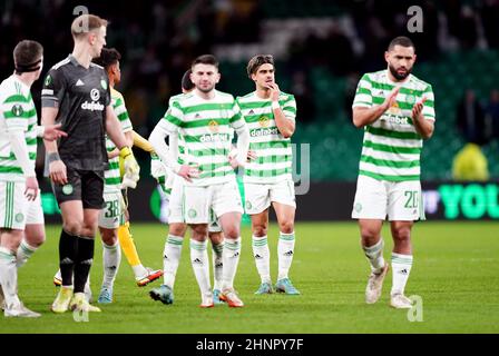 Celtic's Jota after the final whistle of the William Hill Premiership