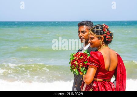 fresh married couple Stock Photo