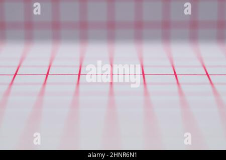 Blurred checkered background. focus on a single line. abstract texture with square grid Stock Photo