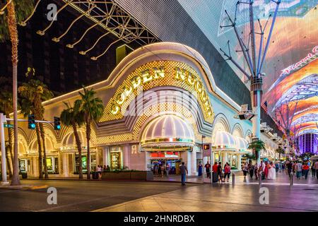 Golden Nugget hotel and casino in downtown Las Vegas Stock Photo