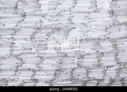 closeup of permanent black and marker doodles pattern texture brushes on white background Stock Photo