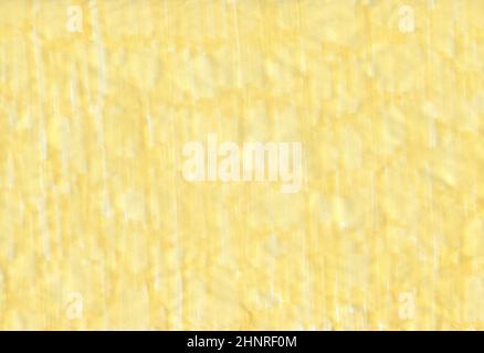 closeup of permanent light yellow marker doodles pattern texture brushes on white background Stock Photo