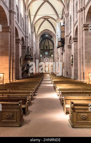 inside the dome of Worms, the old Kings dom Stock Photo