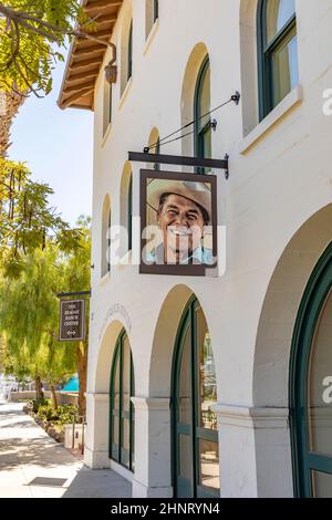 Ronald Reagans Ranch center as cultural meeting place in Santa Barbara Stock Photo