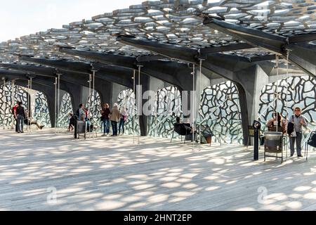 The Museum of European and Mediterranean Civilisations called Mucem Stock Photo