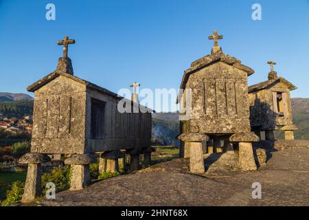 storehouse in Soajo Stock Photo