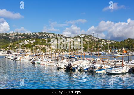 Port d’Andratx marina with boats on Mallorca travel traveling holidays vacation in Spain Stock Photo