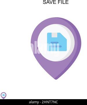 File Simple vector icon Stock Vector Image & Art - Alamy