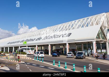 Palma de Mallorca PMI Airport Terminal in Spain Stock Photo