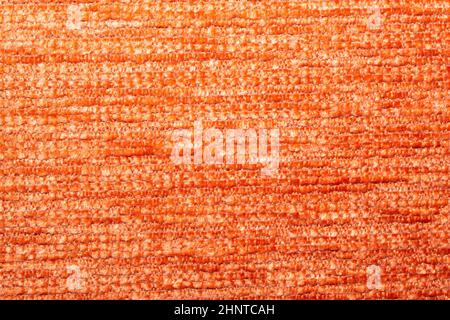 Brown fabric texture. textile background extremely close up Stock Photo